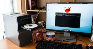 FreeBSDのisoファイルをDVDに焼いているアイキャッチ画像