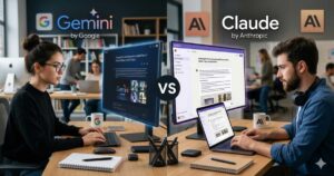 GeminiとClaudeを比較するアイキャッチ画像