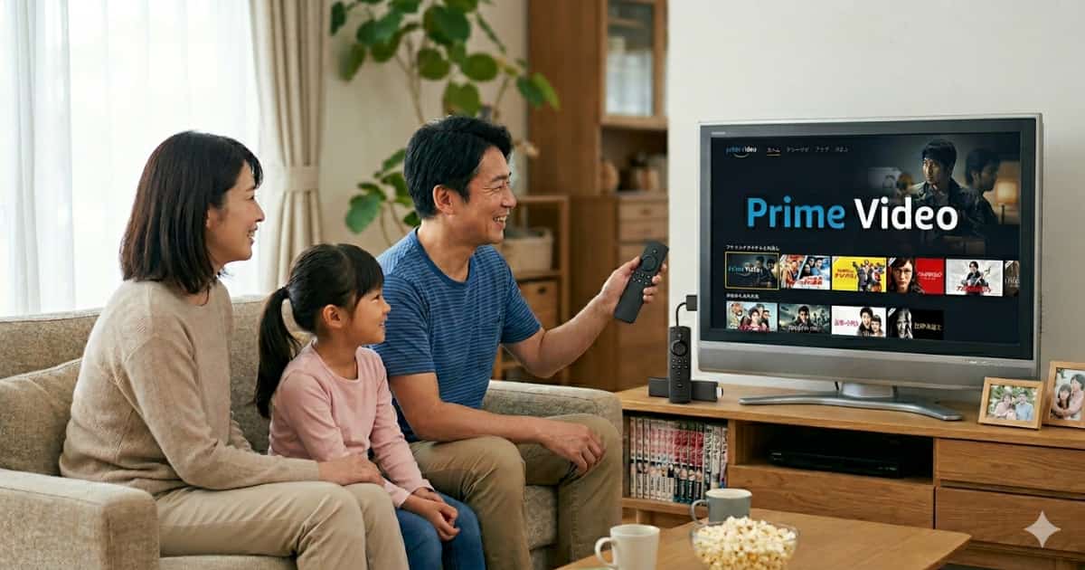 テレビを買い替えなくてもAmazonプライムビデオやTVerを観る方法を紹介したアイキャッチ画像
